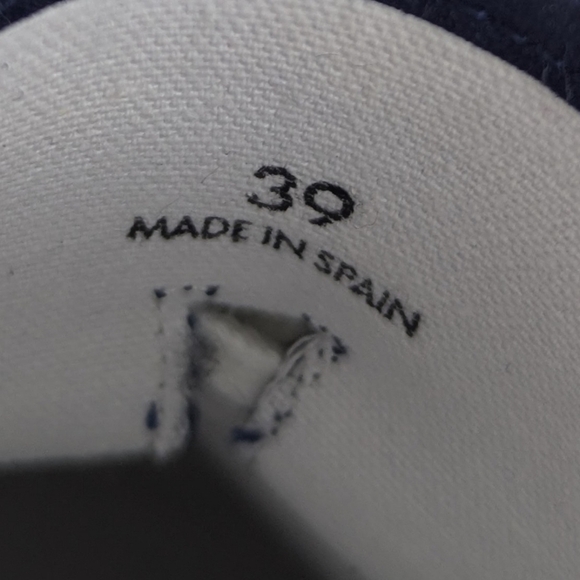 Theory Project Low Top Velvet Platform Sneaker Midnight Blue US 9 EU39 NWOT - Picture 14 of 15